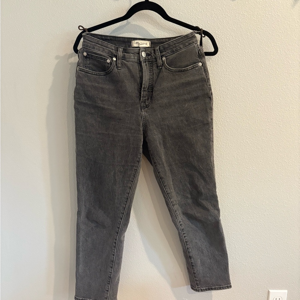 Madewell Women's Straight Leg Gray Jeans